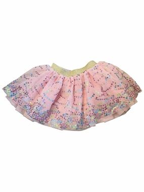 Mud Pie Sequin Tutu, Pink Tulle Mesh Sparkles Sparkly Dance Ballerina Ballet